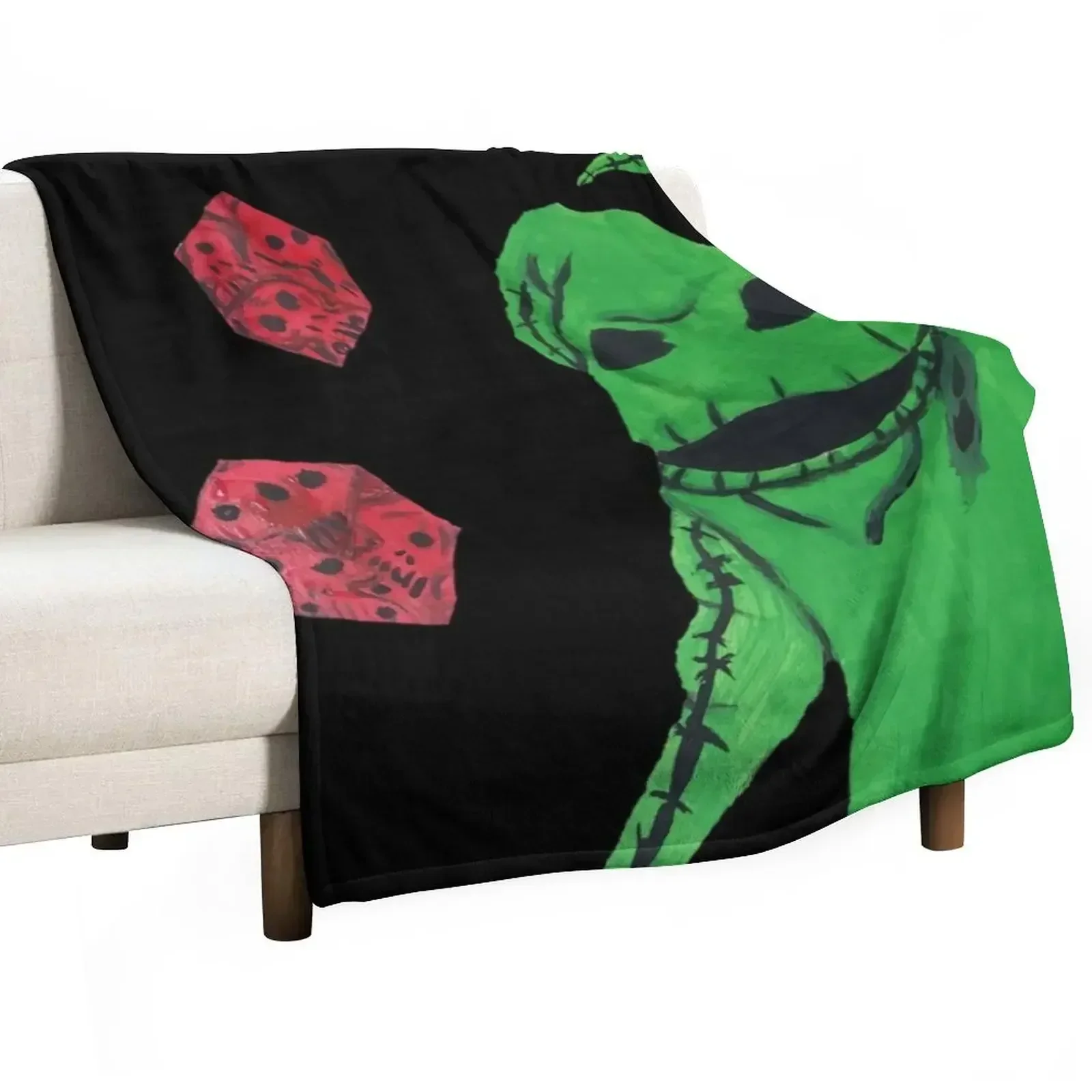 Oogie Boogie Throw Blanket Tourist Heavy Blankets