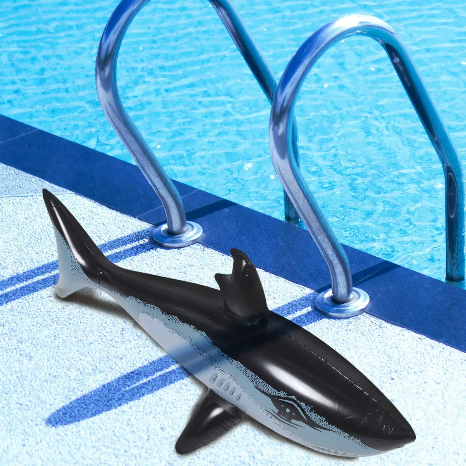 Inflatable Shark Toy Animal Pool Toys PVC Large Float Kids Beach Theme Party Favors