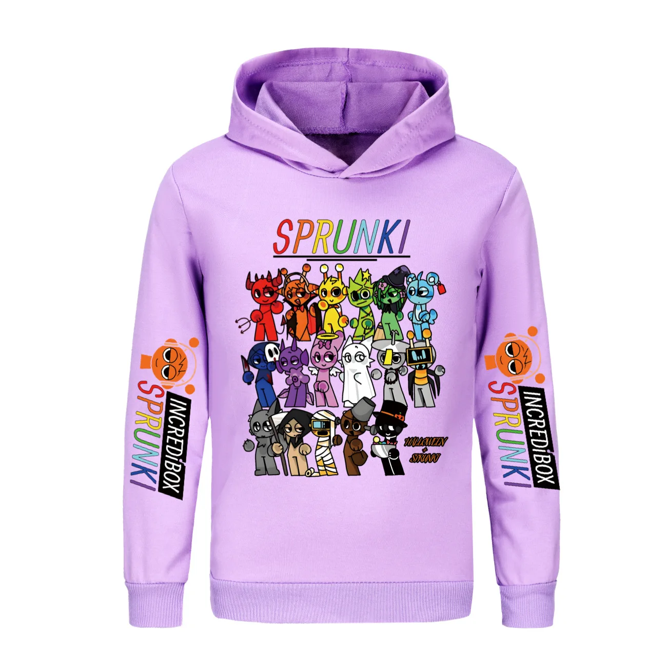 Hot Cartoon Sprunki Clothes Kids Game Incredibox Sweatshirts Baby Girls Outerwear Boys Pullover Coats Children\'s Top Clothing