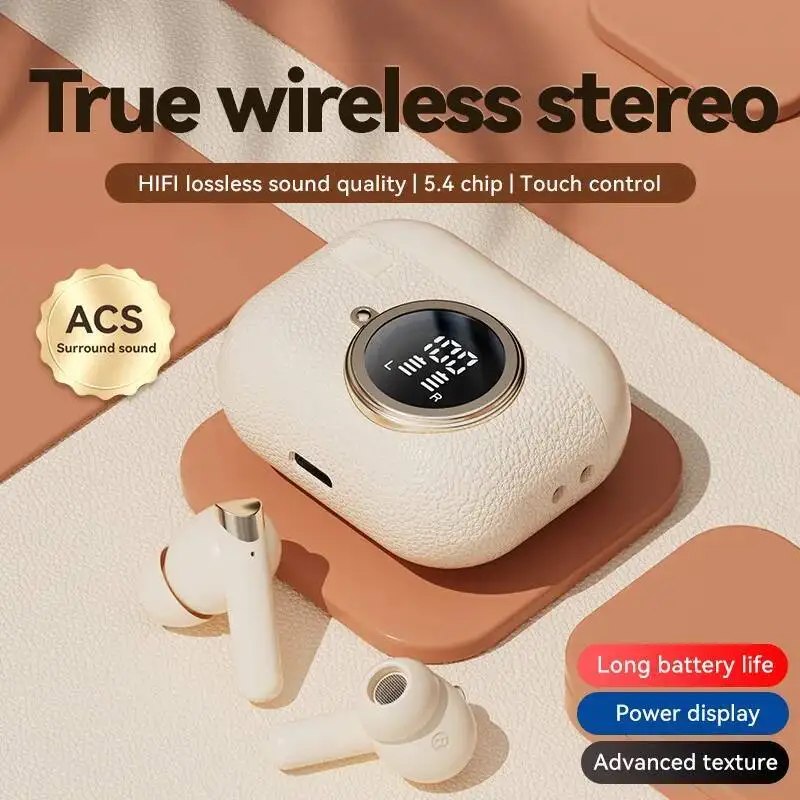 

Retro Style Camera Shape Bluetooth Earphones Sport Music ANC Noise Reduction Long Battery Life Wireless Earbuds