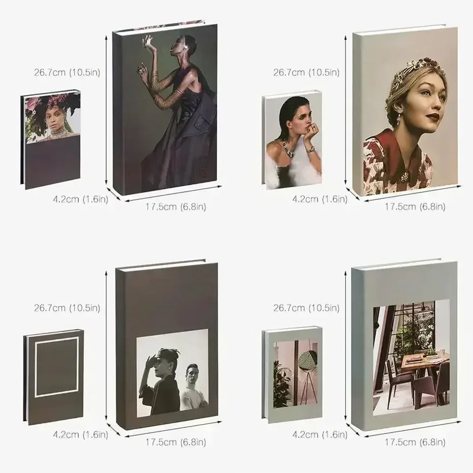 Fake Books Decoration For Home Decorative Books Modern Simulation Fashion Book luxury Home Decor Club Hotel Model Room Soft