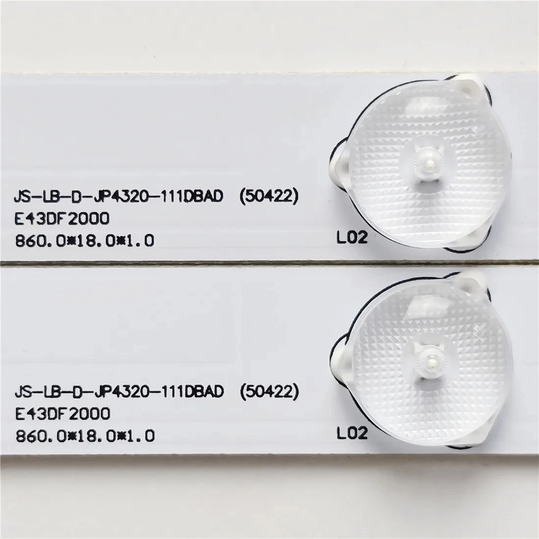 LED backlight strip 11 lamp For JS-LB-D-JP4320-111DBAD (50422) D43-F2000 E43DF2000 NEVIR NVR-7406-43HD-N