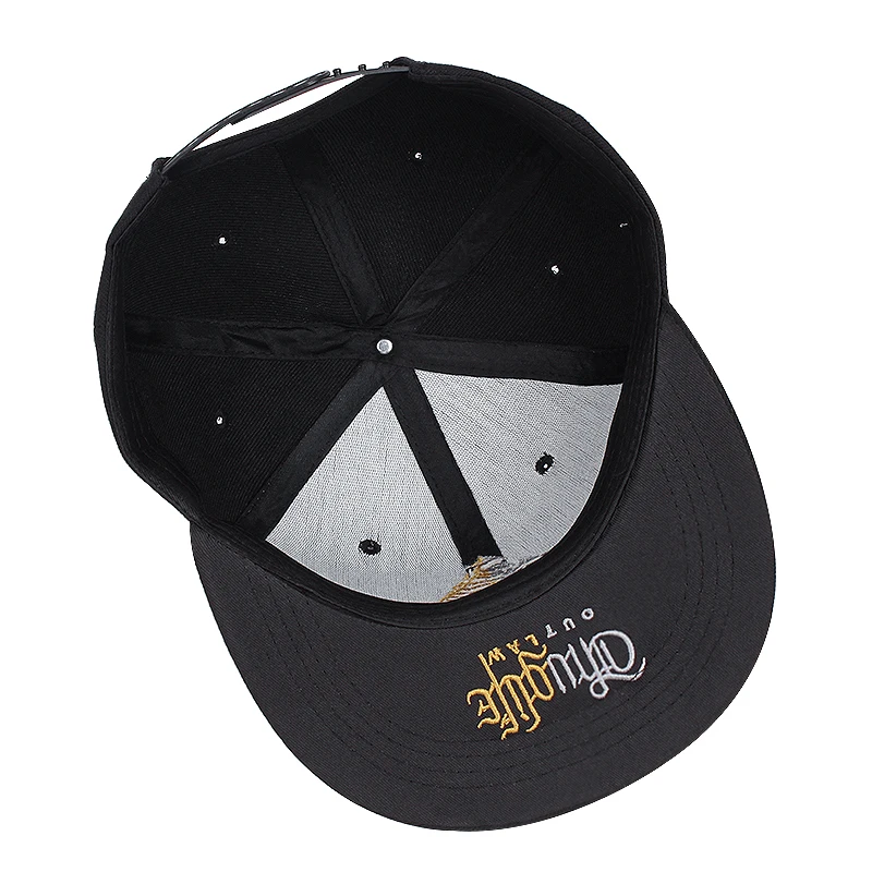 Triangle Life Letter Embroidery 2024 New High Quality Sunscreen Men\'s Handsome Flat Edge Versatile Baseball Hat