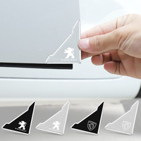 4Pcs Car Door Silicone Buffer Sticker Anti Collision Scratch For Peugeot 206 307 308 207 3008 208 407 508 2008 5008 301 406 408
