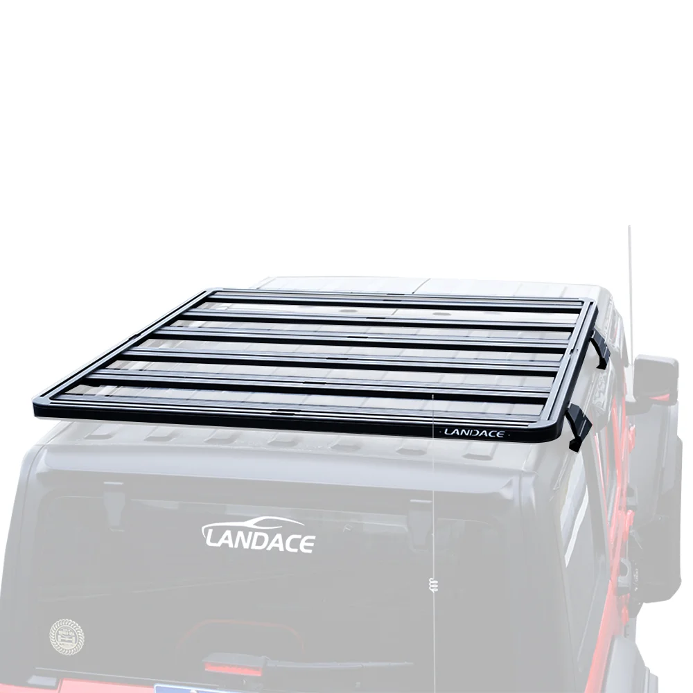 

Aluminum Powder Coating Heavy Duty 4runner Roof Rack Roof Basket for wrangler jl Series