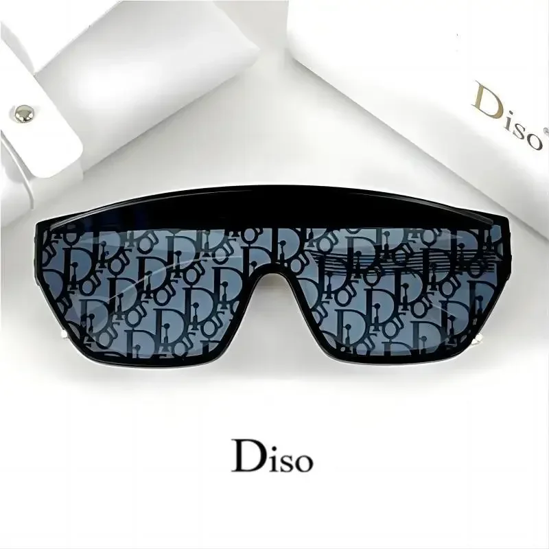 موضة جديدة حافة النظارات الشمسية المرأة 2025 قسط قطعة واحدة نظارات شمسية السيدات سبيكة الساقين حملق Oculos دي سول Feminino UV400 #3