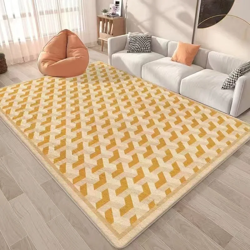 

Luxury Living Room Decorative Carpet, High-End Light, Simple Sofa, Coffee Table, Thickened, Soft Carpets, Home, Restaurant,