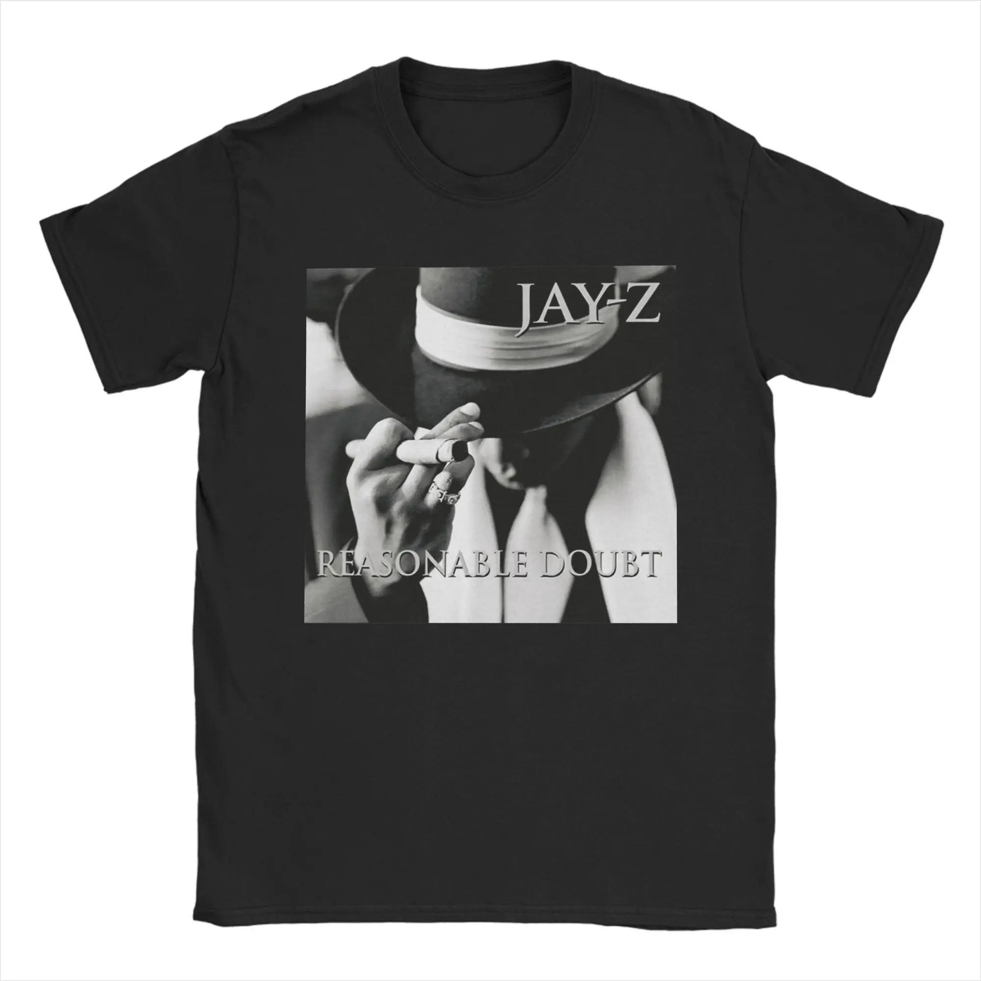 Jay Z Reasonable Doubt T-shirts pour hommes, t-shirt drôle en coton, col rond, manches courtes, cadeau d'anniversaire
