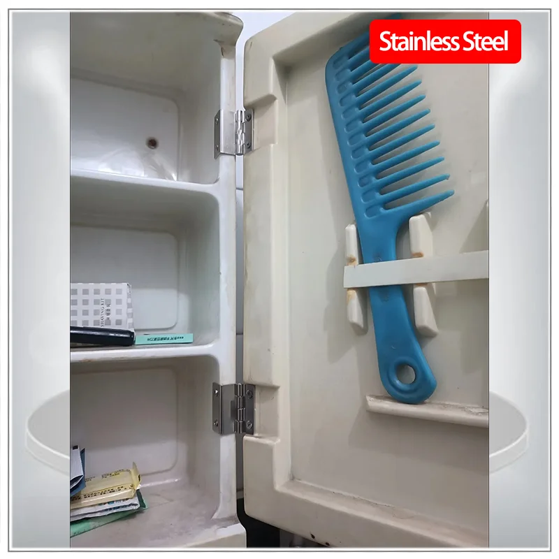 

5pcs Stainless Steel Right-angle Bending Stepped Hinge Industrial Automation Equipment Cabinet Door Durable Stepped Jamb Hinge