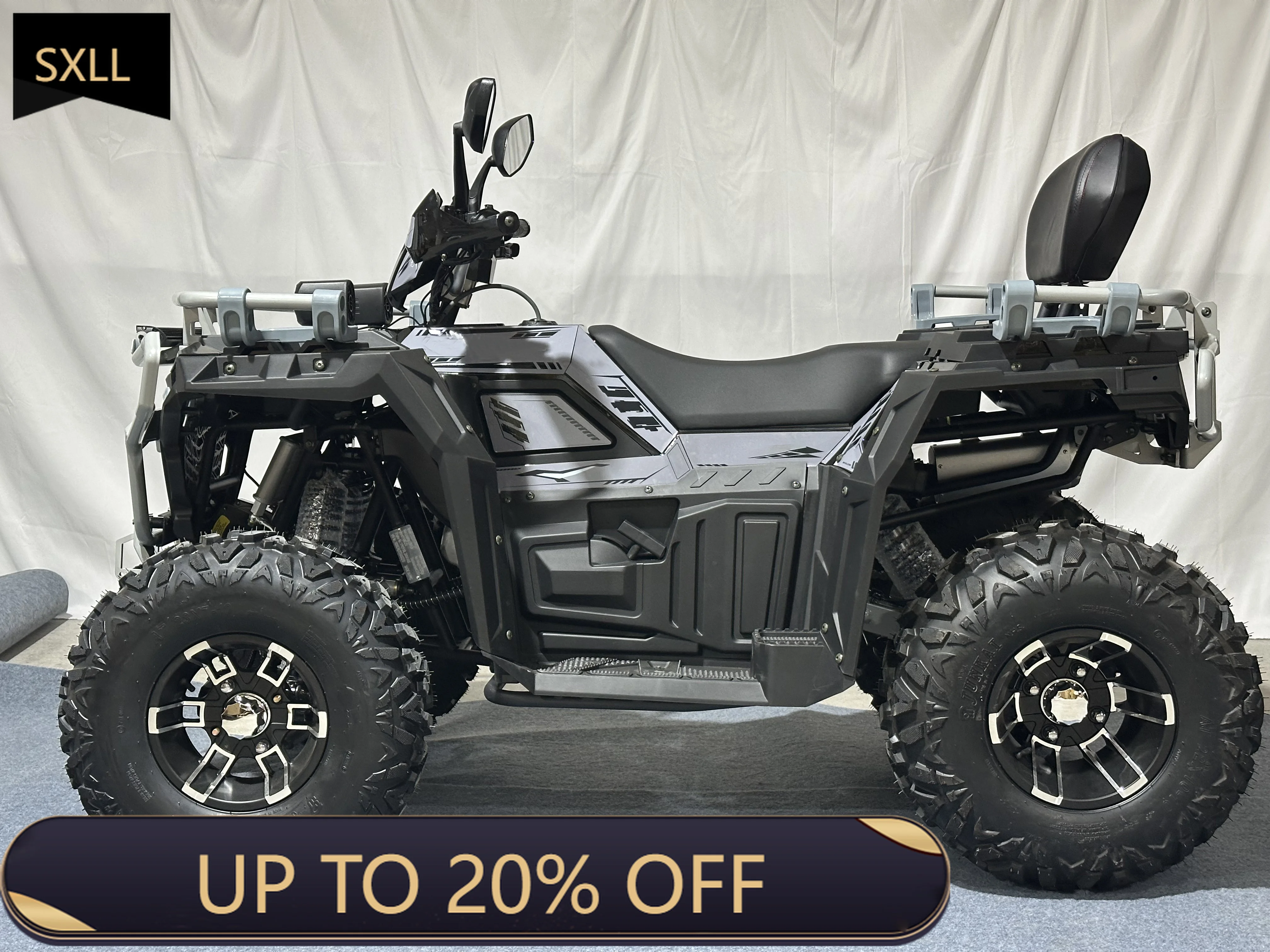 SXLL Powerful 200cc/230/250cc 2-seat multi-purpose all-terrain vehicle ex-factory price 10-inch wheels CE certified