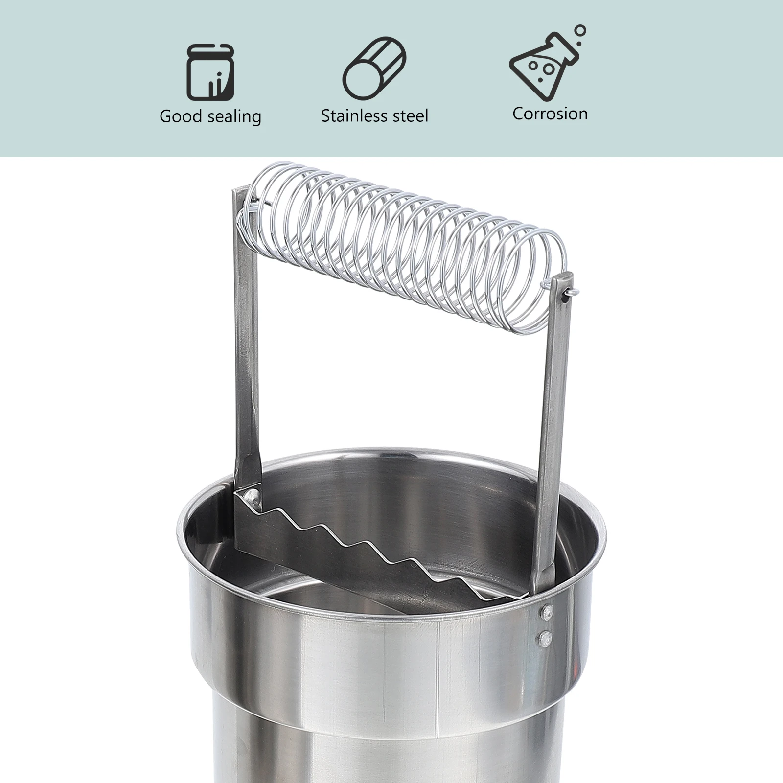 

Stainless Steel Paint Brush Washing Bucket Compact Lightweight Reusable Art Tool Basin for Artists Kids Classes Decorative
