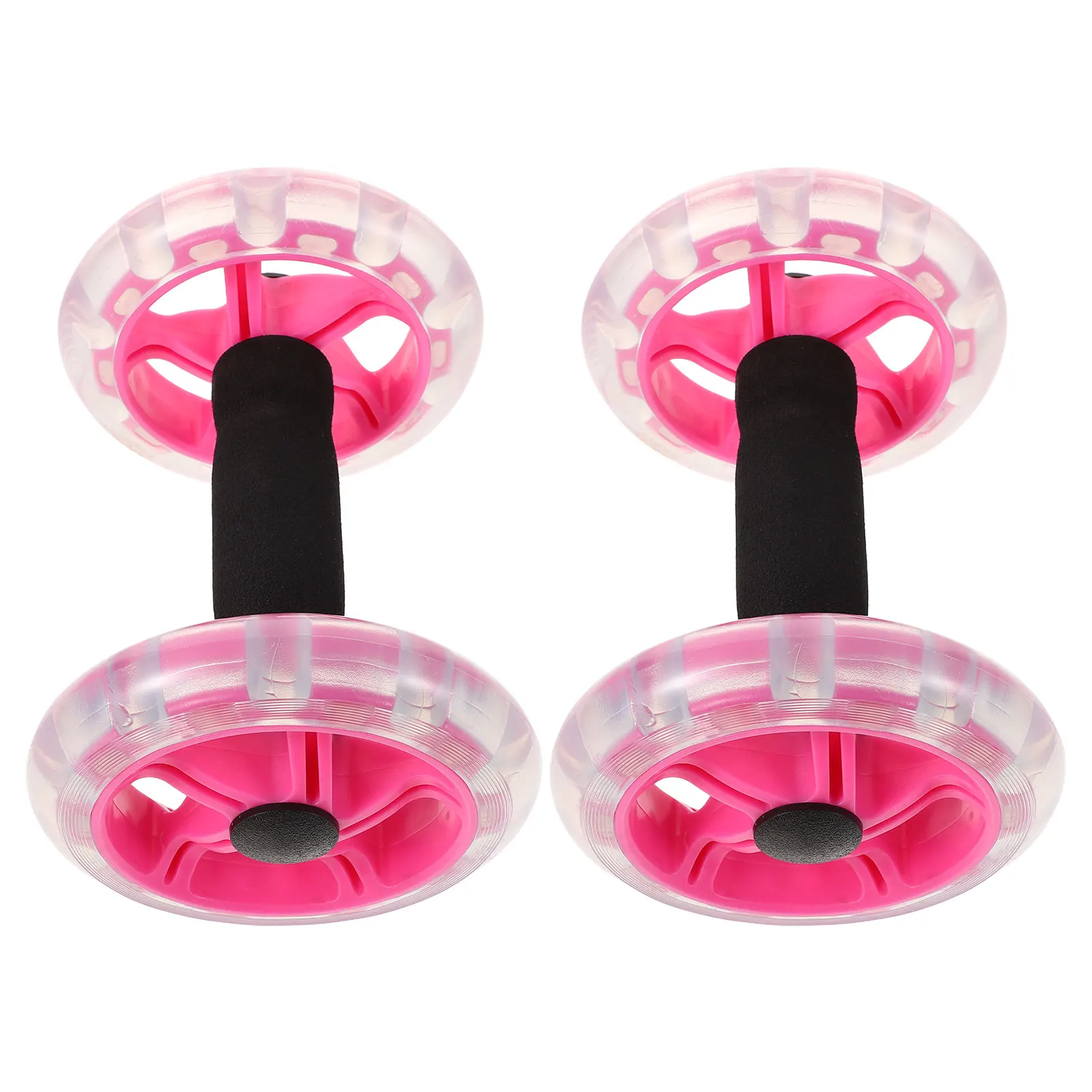 

2 Pcs Ab Wheel Exercise Equipment Roller Workout Machine Wire Abdomen Exerciser for Women