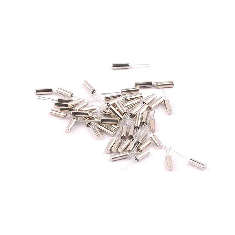 20pcs/new cylinder 153.6K passive crystal oscillator Shi Ying crystal oscillator 153.6KHZ 2*6 environmental protection genuine