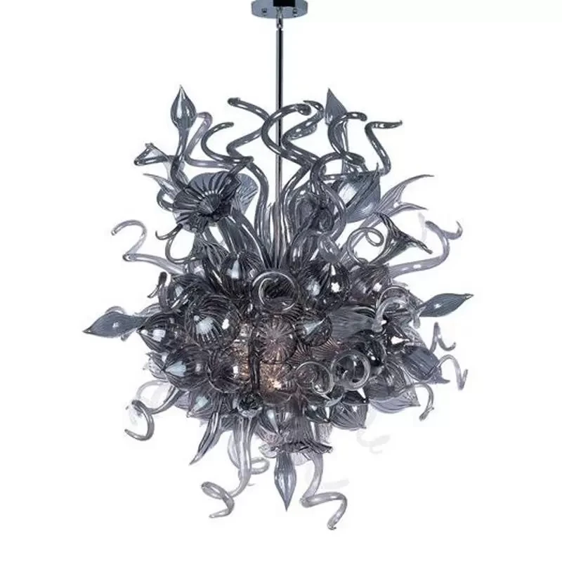 The original design hand-blown glass chandelier modern and simple style adds a touch of art to the home