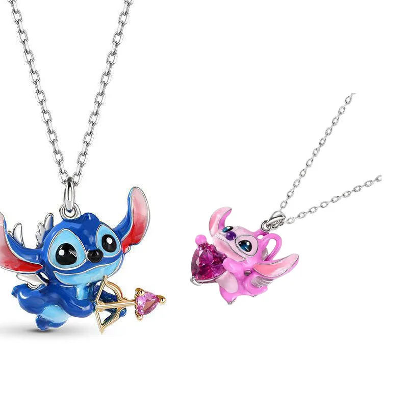 

Новая модель кулонов-ожерелий «Стич», идеальный подарок на день рождения для женщин.