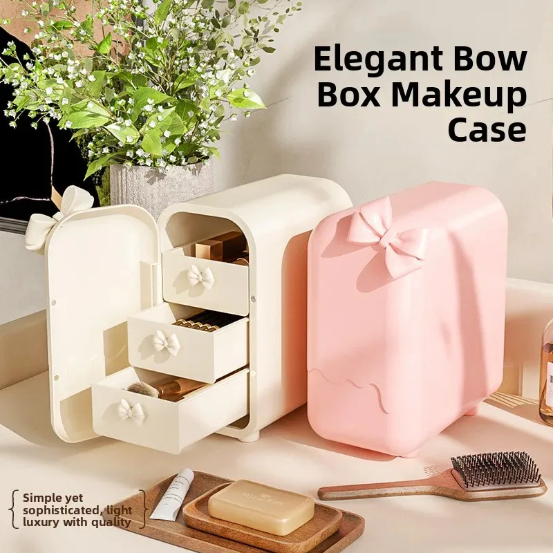 

Многоуровневый настольный органайзер из пластика для хранения канцелярских принадлежностей и косметики