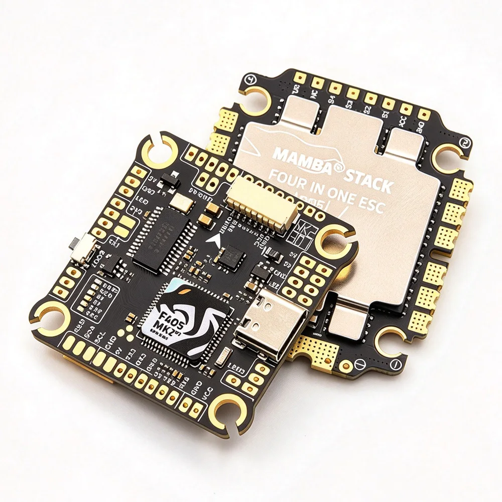 Diatone MAMBA F405MK2 F405 MK2 Stack (F405 MK2 V2 Betaflight Flight Controller+F50 BLS3-6S BLHeli's ESC)