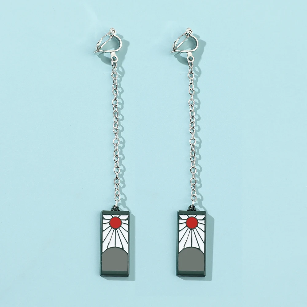 Boucles d'oreilles créatives et originales style Harajuku, motif dessin animé, accessoire de bijoux pour fans de cosplay, cadeau idéal