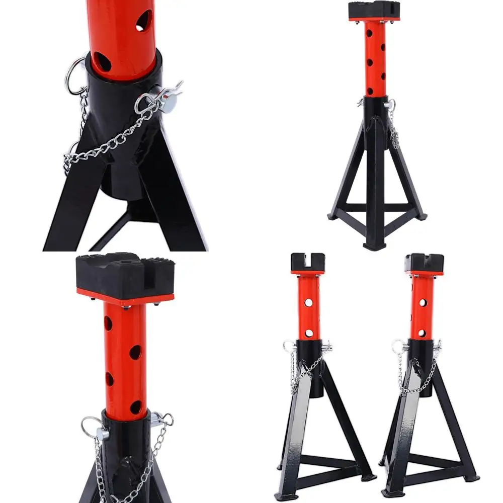 

Пара подставок для автомобиля грузоподъемностью 3 тонны (6000 фунтов), регулируемая высота, прочная металлическая конструкция