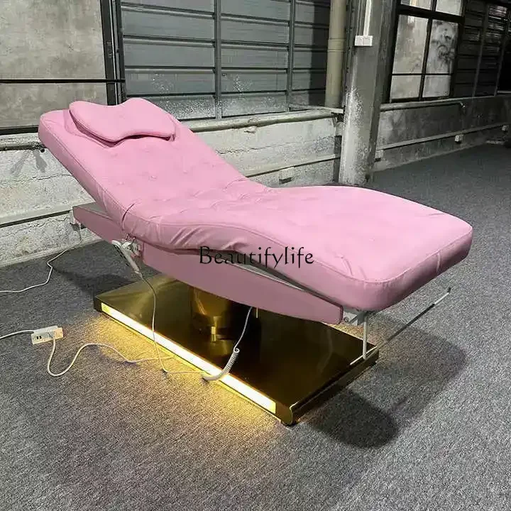 01Electric foreign beauty salon lifting pattern embroidery bed dental diagnosis and treatment micro-face bed