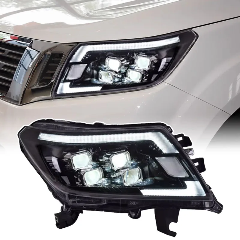 

STLFCar Lights for NissanNavara Headlight Projector Lens 2015-2021NP300Dynamic Signal Frontier Head Lamp LED Headlights Drl Auto