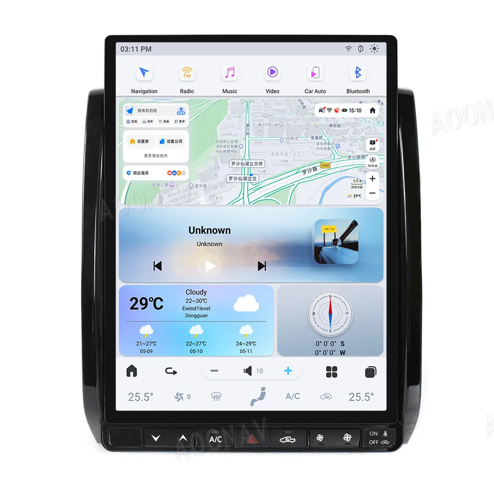 

Inch Car Radio for Toyotas Tacoma 2009-2019 Android Touch Stereo Screen GPS Navigation Multimedia Video Player Qualcomm 128G