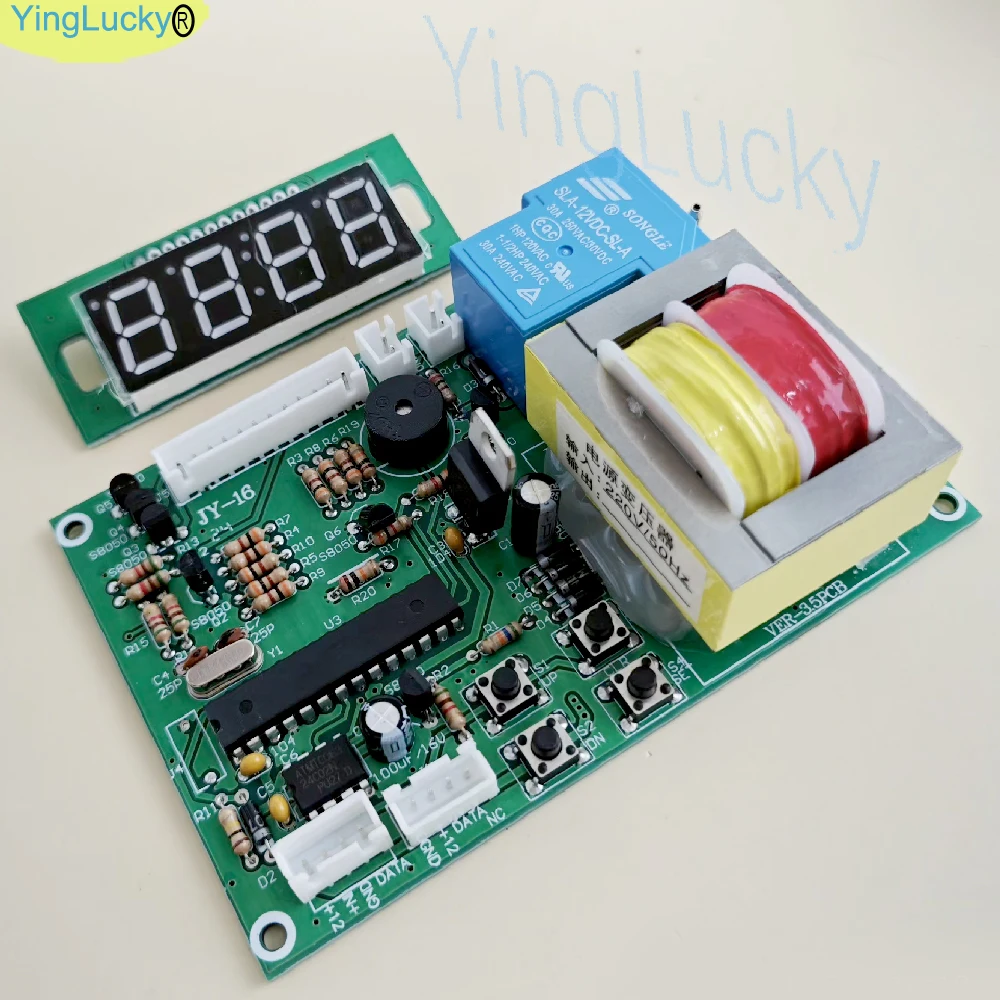 JY-16 Time Control Board Coin operated timer PCB board for Coin, USB Devices, Vending Machine Timer built-in 110v/220v