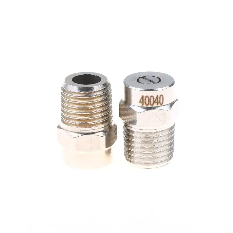 2Pcs Pressure Washer Cleaning Nozzle Wide Application Jet Wash Spray Nozzle For Car Driveway Brick Wall Cleaning