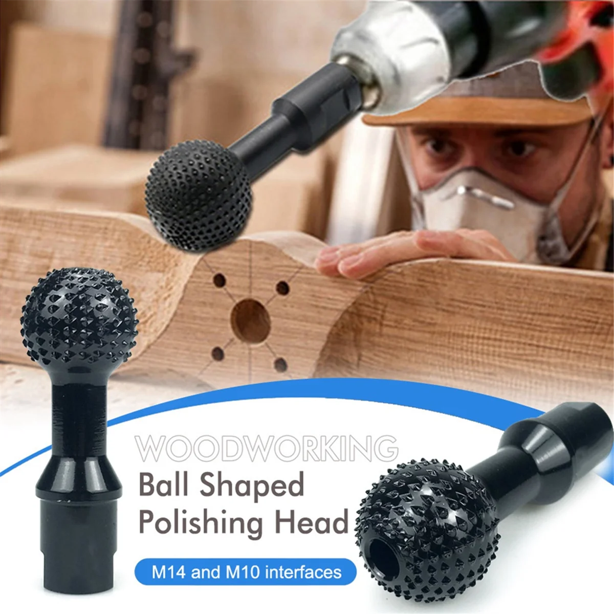 

Woodworking Carving and Polishing Set Tools M14 Power Carving Attachment for Angle Grinder Wooden Groove Carving Tool jasmine
