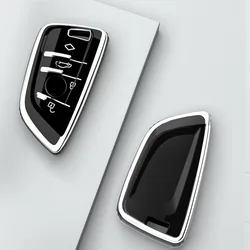 부드러운 TPU 자동차 원격 키 케이스 커버 셸 BMW X1 X3 X5 X6 X7 1 3 5 6 7 시리즈 G20 G30 G11 F15 F16 G01 G02 F48 자동차 액세서리