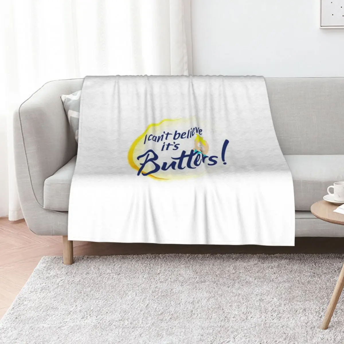 I can't believe it's Butters! Throw Blanket Sofa sofa bed christmas decoration Designers For Sofa Thin Hairy Blankets