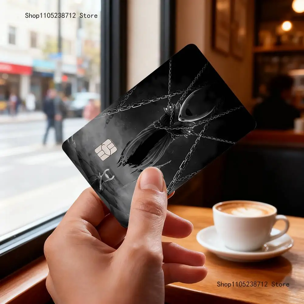 Horror Anime H-Hollow K-Knights crédito débito autobús campus tarjeta de acceso decoración fresca pegatinas impermeables resistentes a los arañazos