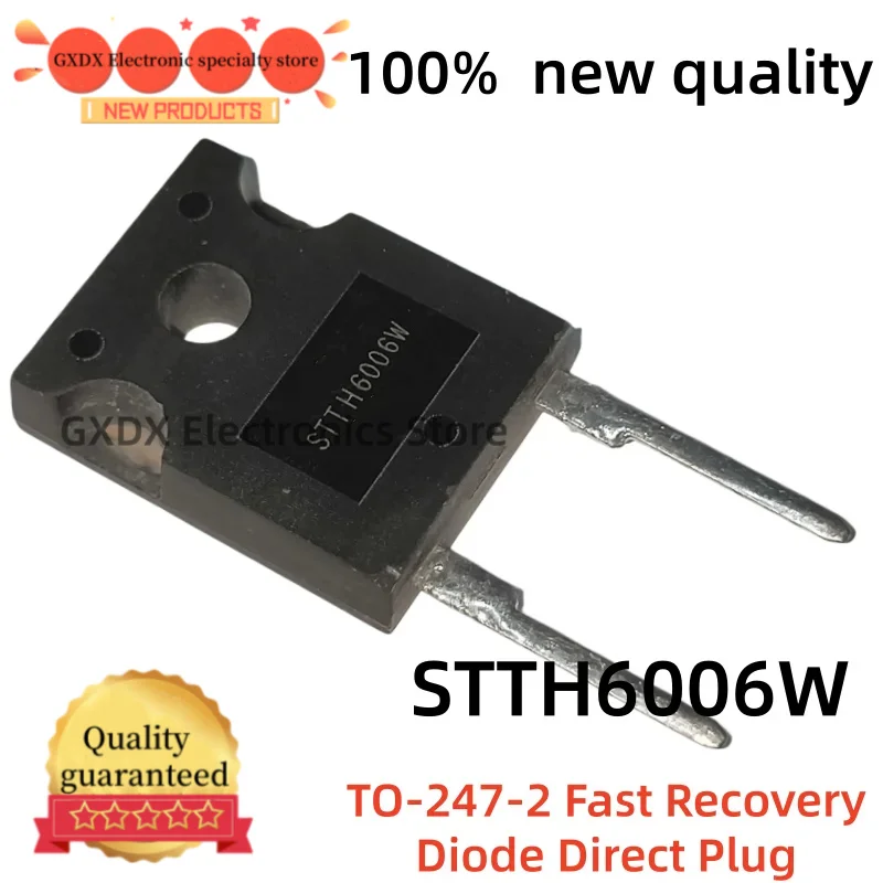 10-20-30-50piezas 100% nuevo  TO247-2 STTH6006W Fast Recovery Diode Direct Plug TO-247-2 60A 600V
