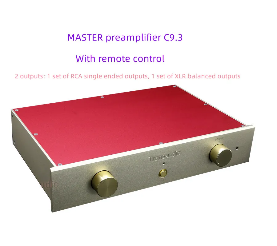 Excellent MASTER Preamp C9.3,Reference  MBL6010D Circuit,OPA828,NE5534,Balanced Input,With Remote