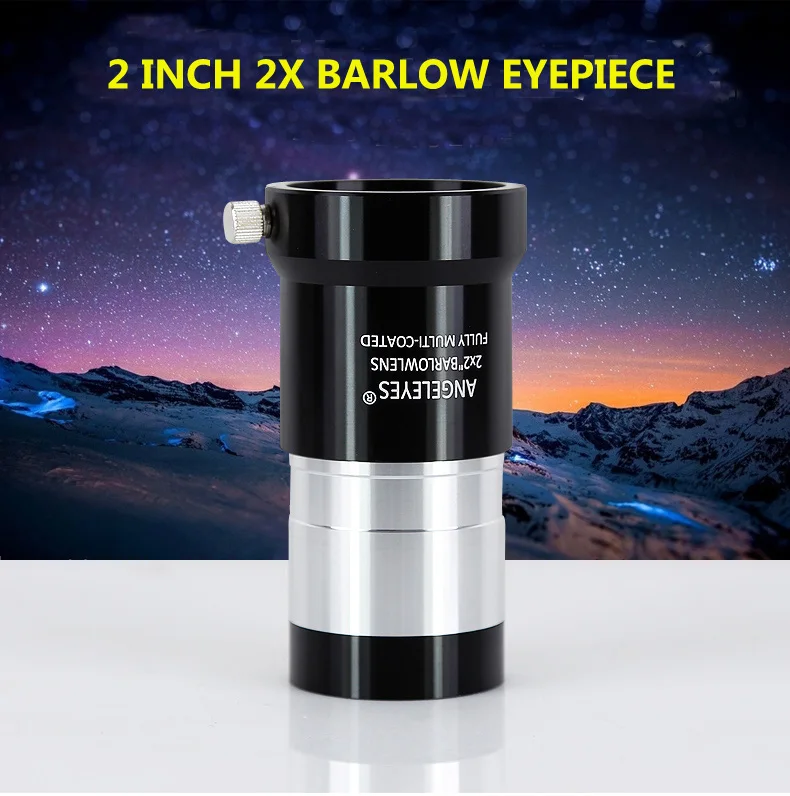 Angeleyes-Professionelles Teleskopokular, 2 Zoll, 2x Barlow-Linse, Okular, astronomisches Zubehör – Detail 1