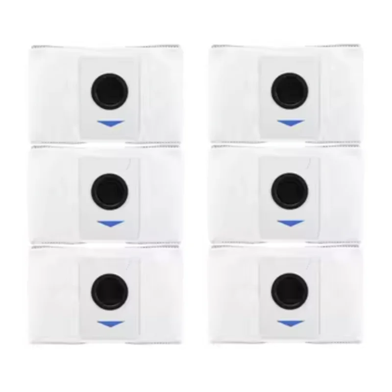 The New 6PCS Dust Bag for T20/T20MAX/T20PRO/X1 OMNI/T10 Omni/Turbo Robot Vacuum Cleaner Replacement Parts