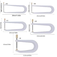 Abrazadera de barra de bajo para violín de aleación de aluminio, abrazadera de refuerzo para violín, herramienta de fabricación de haz adhesivo para violonchelo, abrazadera de haz de violín fácil de usar