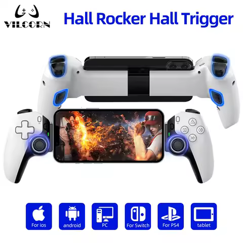 Mobile Phone Stretch Game Controller Wireless Bluetooth PC Tablet For Switch/PS3/PS4 Dual Hall Somatosensory Controller