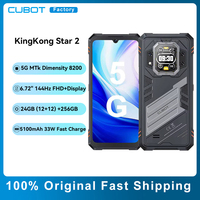 Cubot KingKong Star 2 Ultra-Slim Rugged 5G Smartphone 4nm MTK D8200 24GB((12GB+12GB) 256GB 6.72\