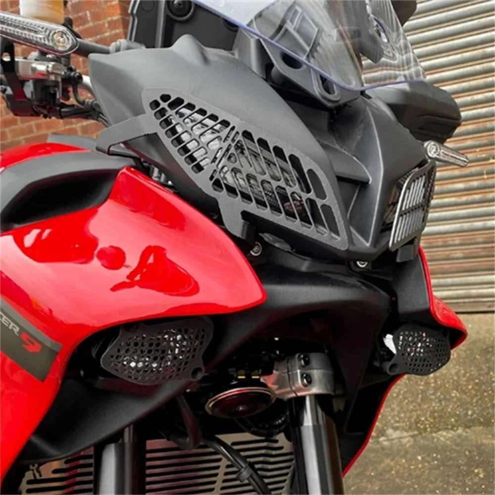 غطاء واقي للمصابيح الأمامية من MTKRACING لـ yaha TRACER 9GT-amson ، غطاء شبكي من المصابيح الأمامية #2