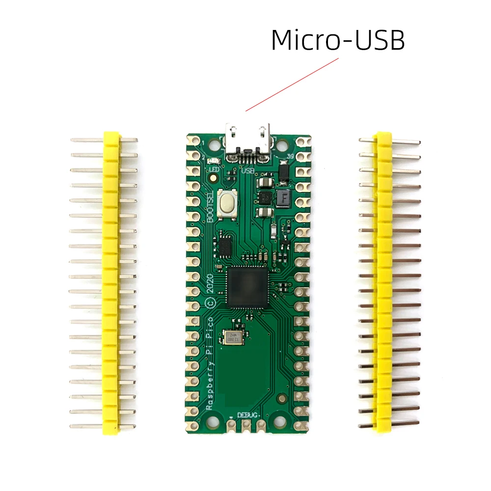 Pico RP2040 Kit Dual-Core 264KB ARM Low-Power Microcomputers High-Performance Cortex-M0+ Processor  Board For Raspberry Pi