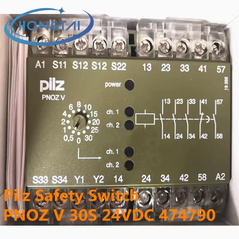 

Free Shipping Pilz Safety Switch PNOZ V 30S 24VDC 474790 Original New