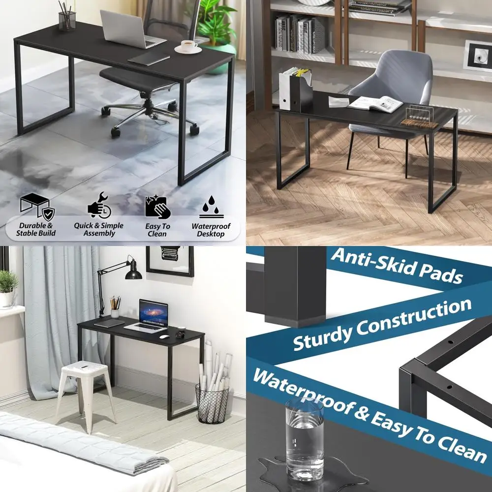 

32-Inch Black Home Office Computer Desk