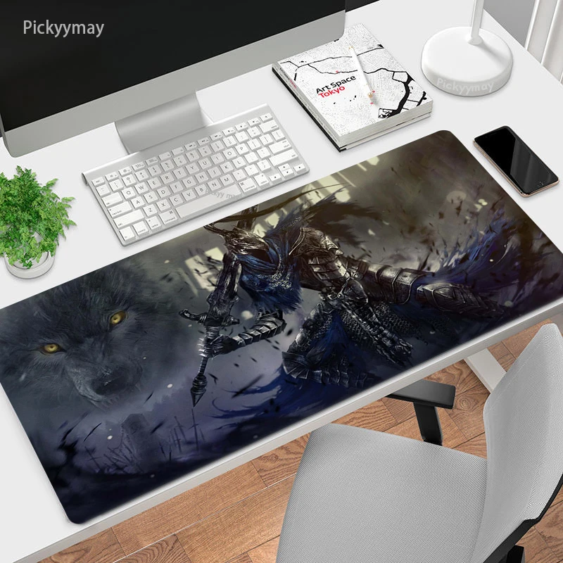 Chơi Game Lớn Miếng Lót Chuột Máy Tính Game Thủ Mousepad Tối Linh Hồn Tấm Lót Chuột Bàn Phím Bàn Thảm Bàn Thảm Mausepad Chuột Laptop Miếng Lót