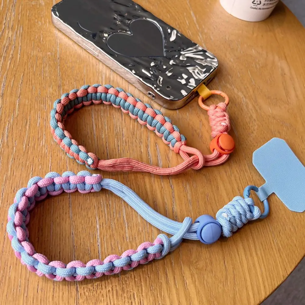 

Colorful Woven Adjustable Phone Straps Polyester Hand-woven Phone Case Braided Lanyard Handmade Exquisite