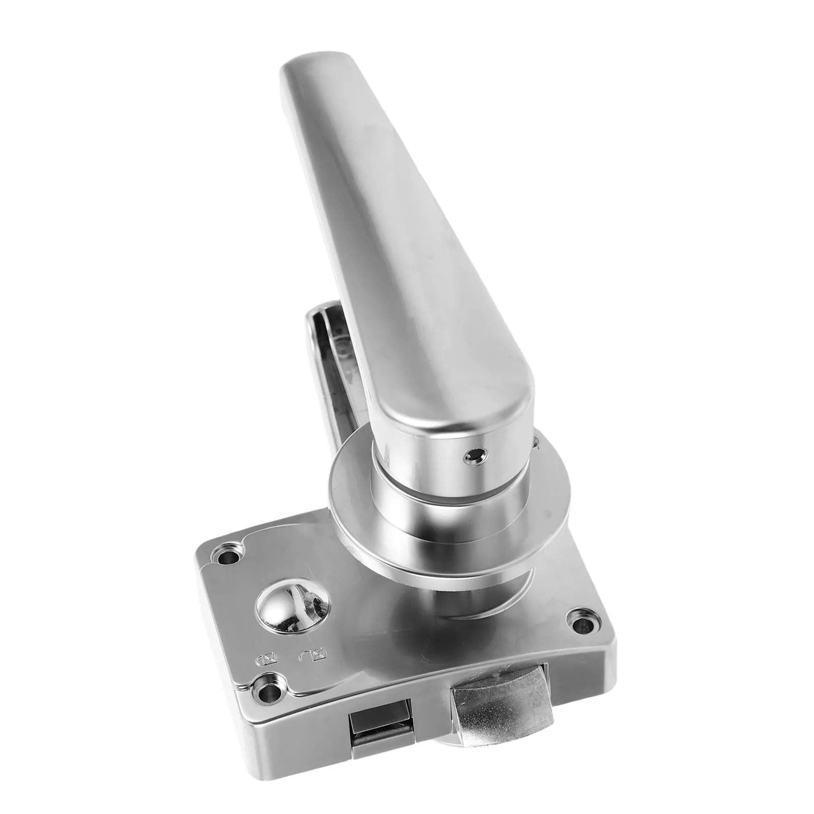 RV Bathroom Door Lock Privacy Interior Handle Compact Alloy ABS Security Latch for Camper Trailer Boat