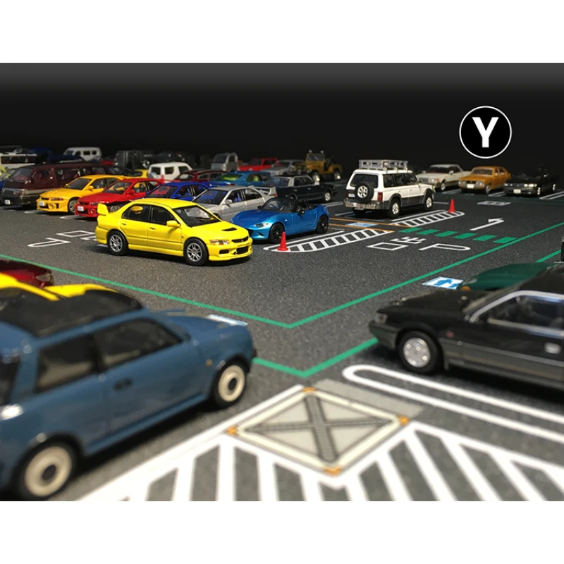 1:64 Scale 120X60cm Car Mat Streets Road Scene Accessory Parking Lot Truck Station Mat For Diecast Vehicle Display Mouse Pad Toy