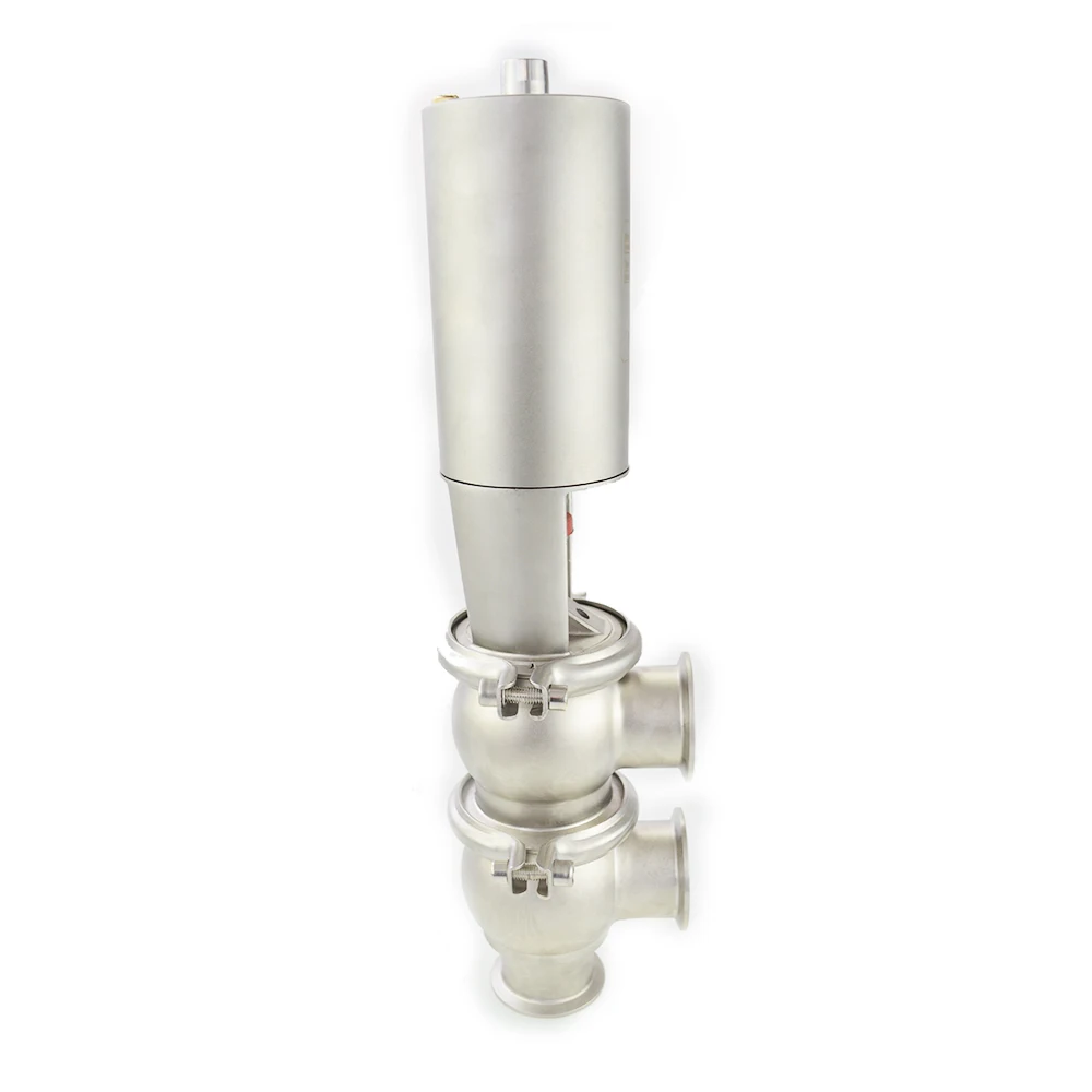 Intelligent Sanitary Stainless Steel 4 way reversing valve