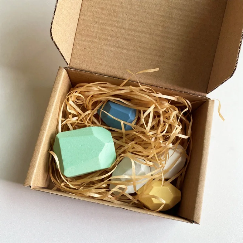 Children's stacked stone early education educational toys assembled building block stacked music wholesale baby girl