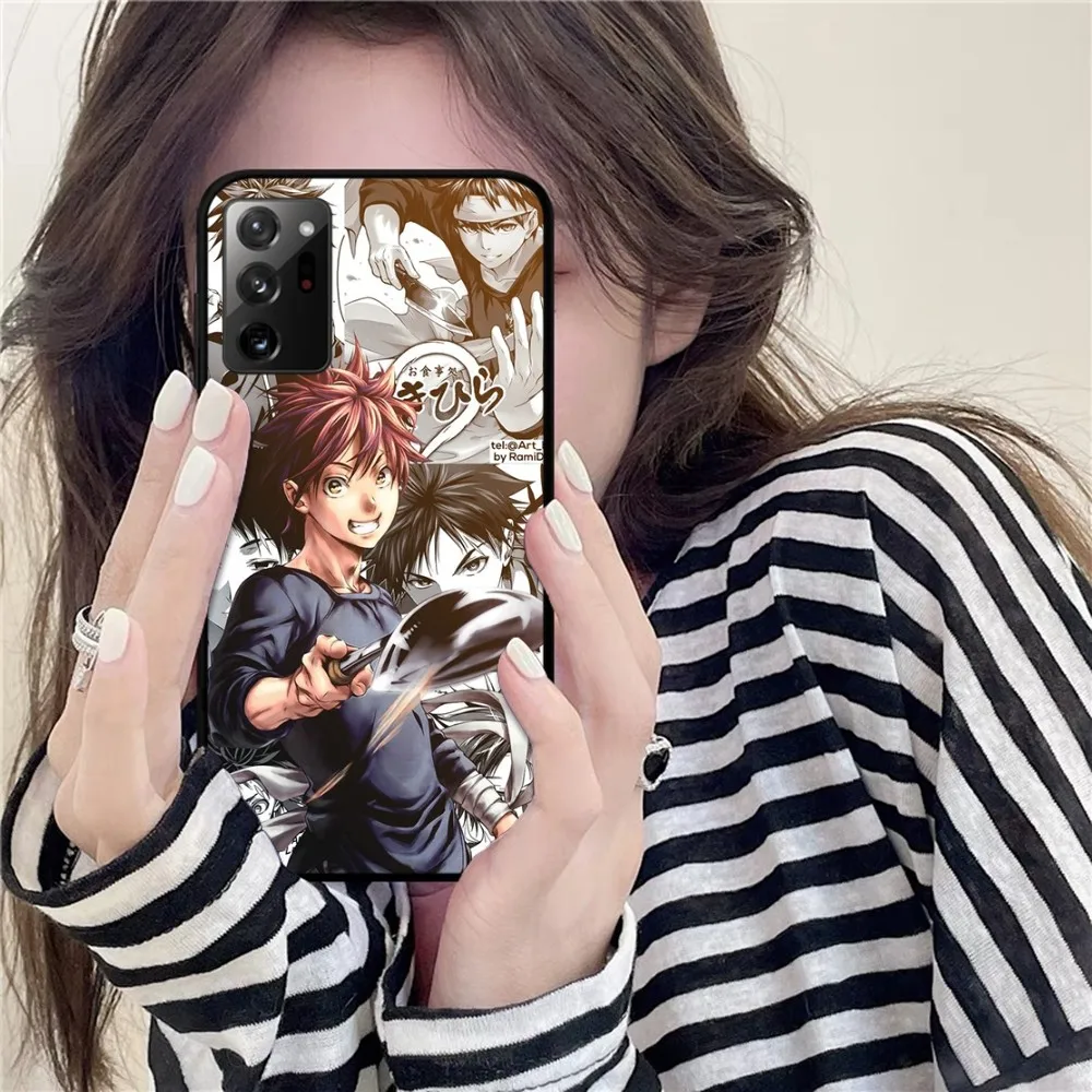 Shokugeki no Soma Phone Case For Samsung Note 8 9 10 20 pro plus lite M 10 11 20 30 21 31 51 A 21 22 42 02 03